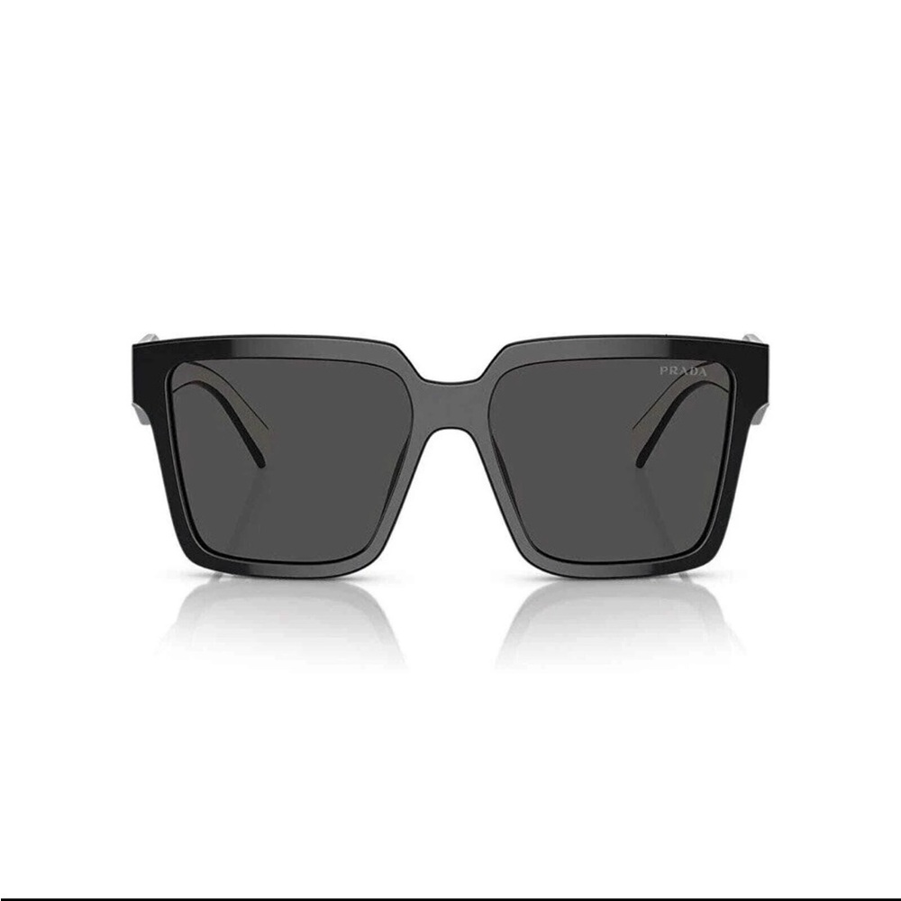 Prada black and white Geometric Sunglasses